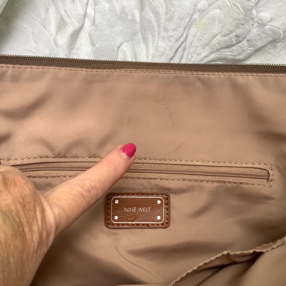 GUC Nine West Taupe hand shoulder bag - Picture 8 of 14